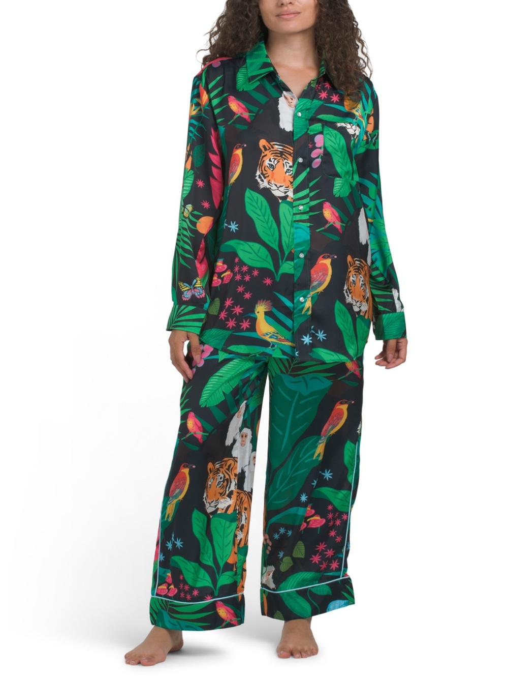 NWT Karen Mabon Jungle Animals Pajamas